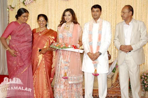 மீனா திருமண வரவேற்பு