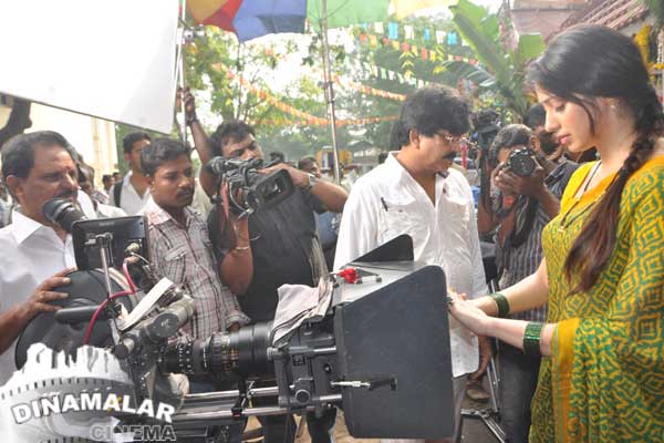 அர்ஜூனின் புதுப்பட பூஜை
