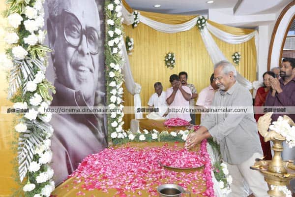 பாலசந்தர் 13ம்நாள் நினைவு அஞ்சலி