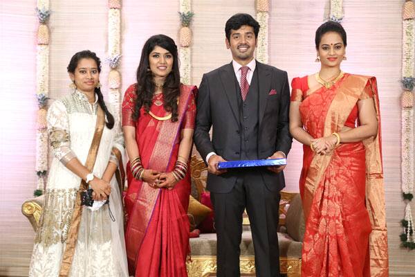 அஸ்வின் - விஎஸ் சோனாலி திருமண வரவேற்பு