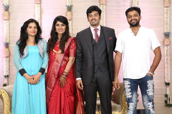 அஸ்வின் - விஎஸ் சோனாலி திருமண வரவேற்பு
