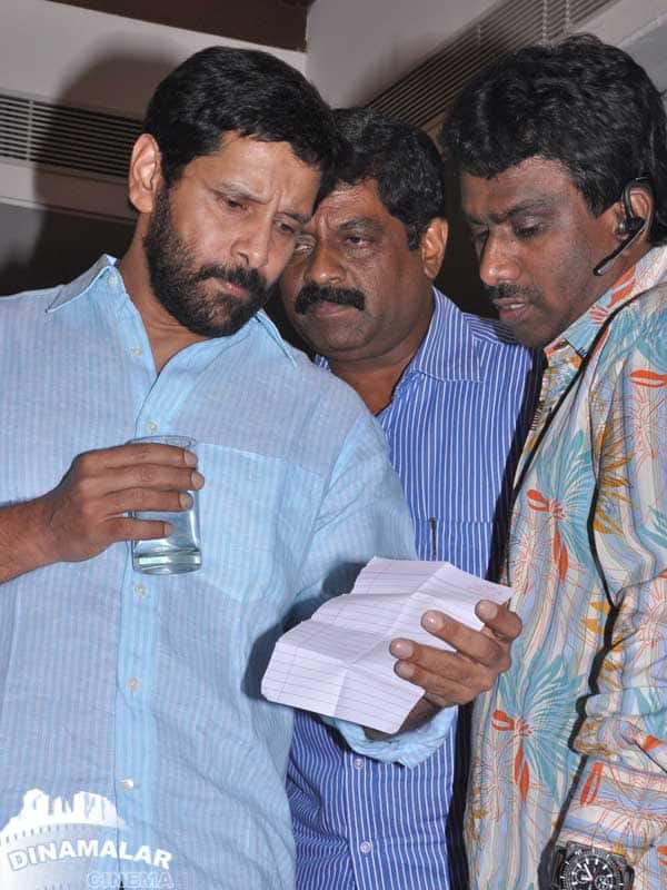 விக்ரமின் பச்சைப் புரட்சி பிரஸ் மீட்