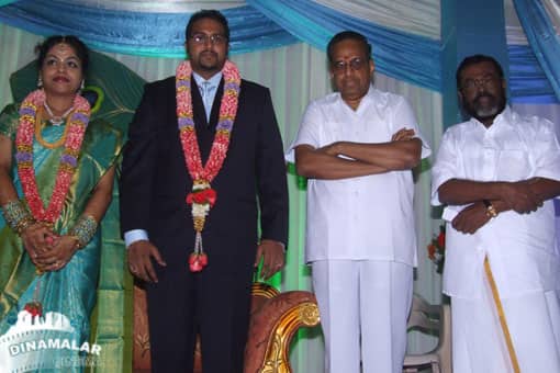 மணிவண்ணன் மகள் திருமண வரவேற்பு
