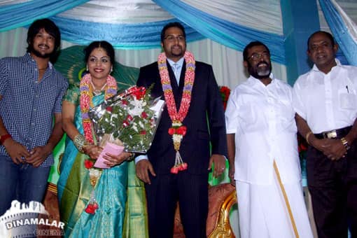 மணிவண்ணன் மகள் திருமண வரவேற்பு