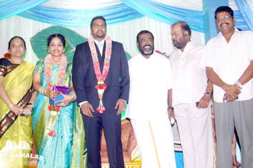 மணிவண்ணன் மகள் திருமண வரவேற்பு