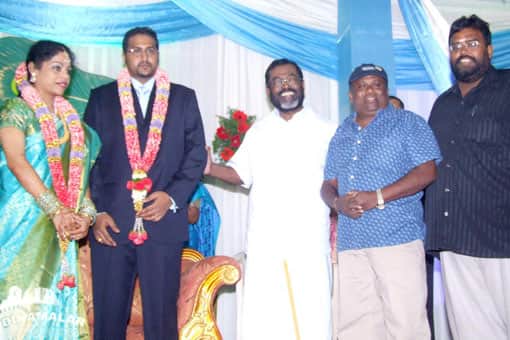 மணிவண்ணன் மகள் திருமண வரவேற்பு