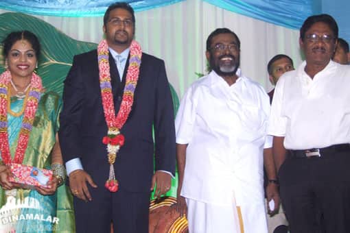 மணிவண்ணன் மகள் திருமண வரவேற்பு