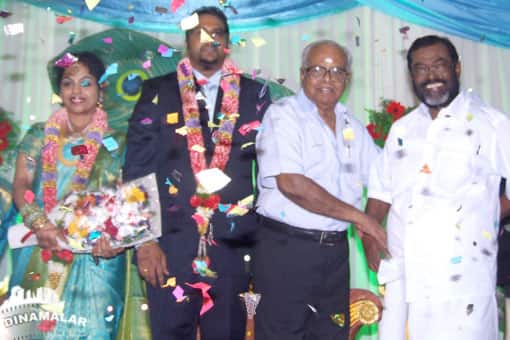மணிவண்ணன் மகள் திருமண வரவேற்பு