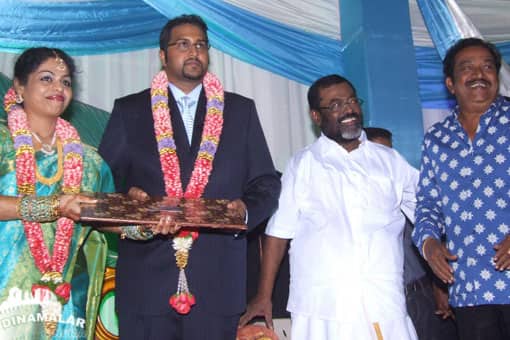 மணிவண்ணன் மகள் திருமண வரவேற்பு