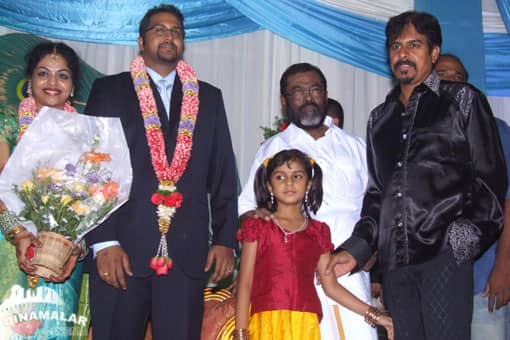 மணிவண்ணன் மகள் திருமண வரவேற்பு