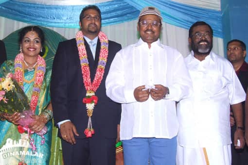 மணிவண்ணன் மகள் திருமண வரவேற்பு