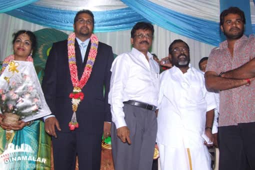 மணிவண்ணன் மகள் திருமண வரவேற்பு