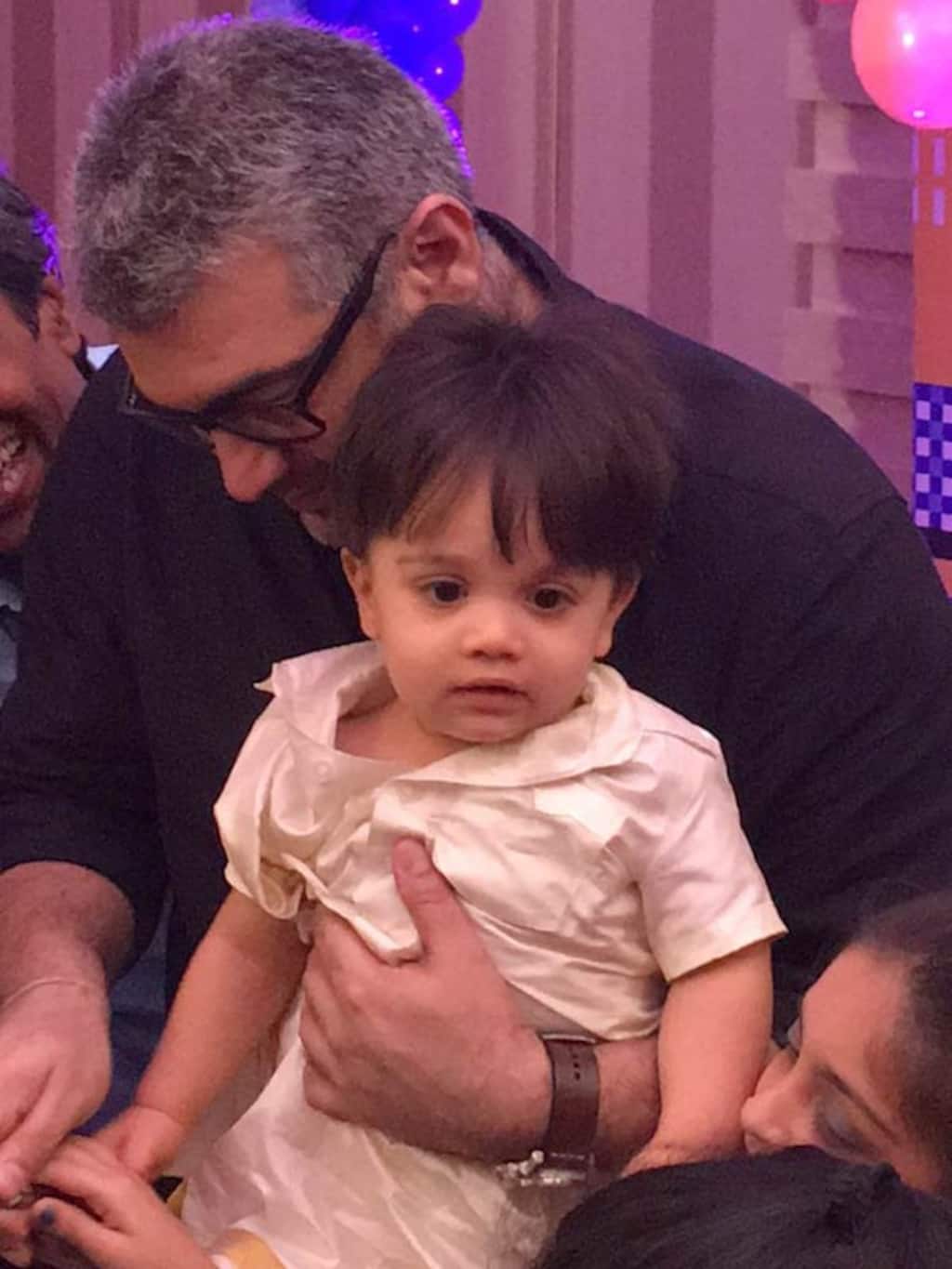 அஜித் மகன் ஆத்விக்கின் முதல்பிறந்தநாள்