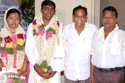 நடிகர் கோட்டை பெருமாள் மகள் திருமண வரவேற்பு