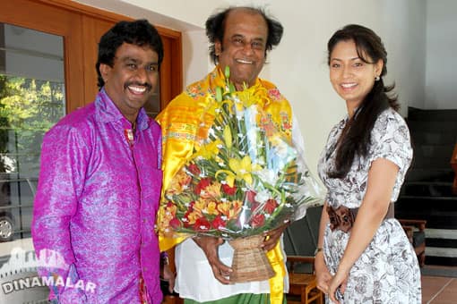 பூஜாவுக்கு ரஜினி வாழ்த்து