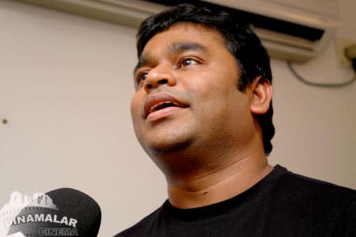 ஏ.ஆர்.ரஹ்மானுக்கு உற்சாக வரவேற்பு