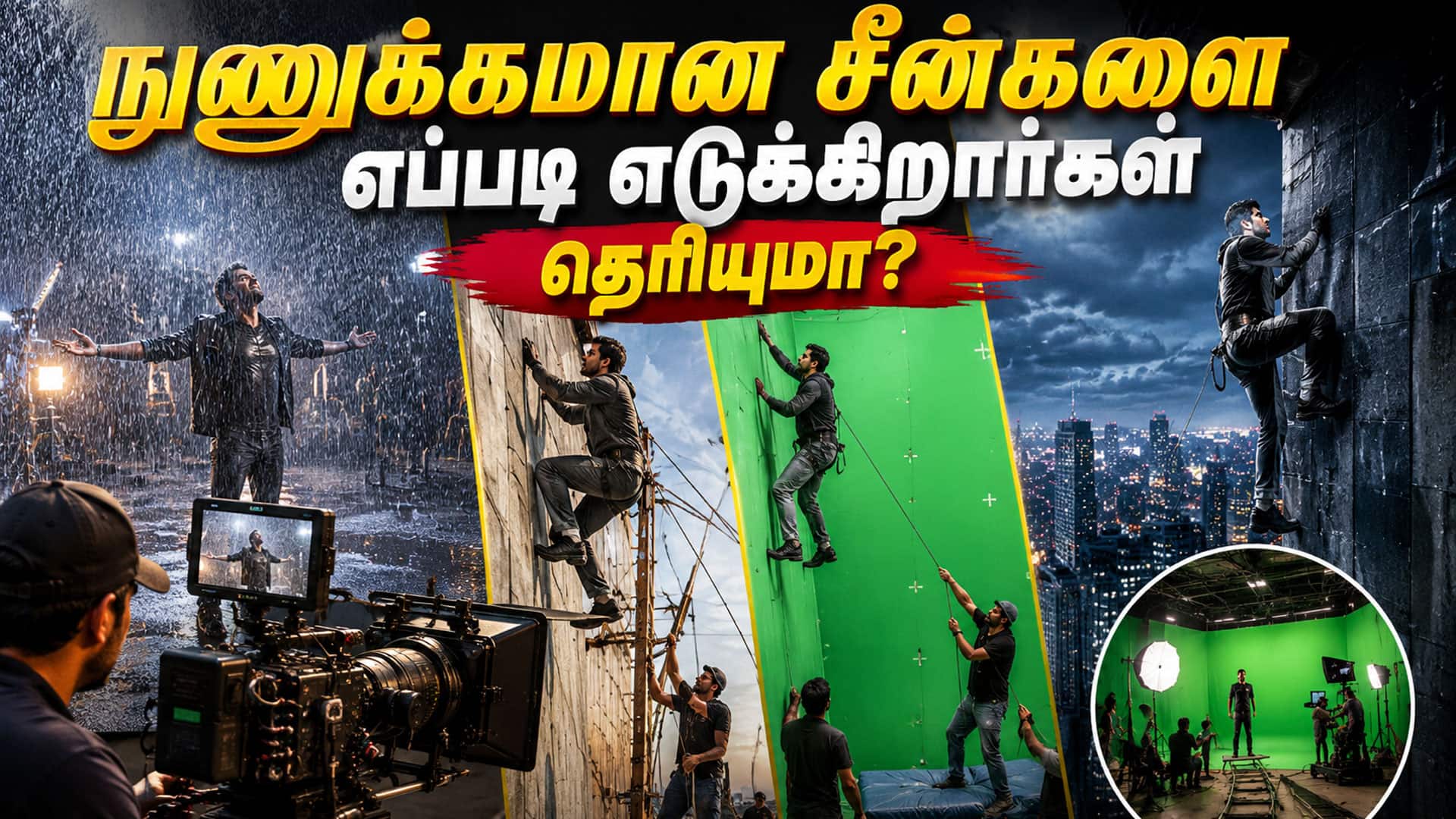 சினிமா ஷூட்டிங்கும்... நுணுக்கமான சீன்களும்...