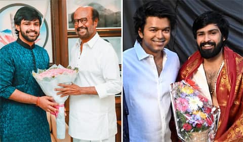 இயக்குனர் விக்ரமனின் மகனை வாழ்த்திய விஜய், ரஜினி