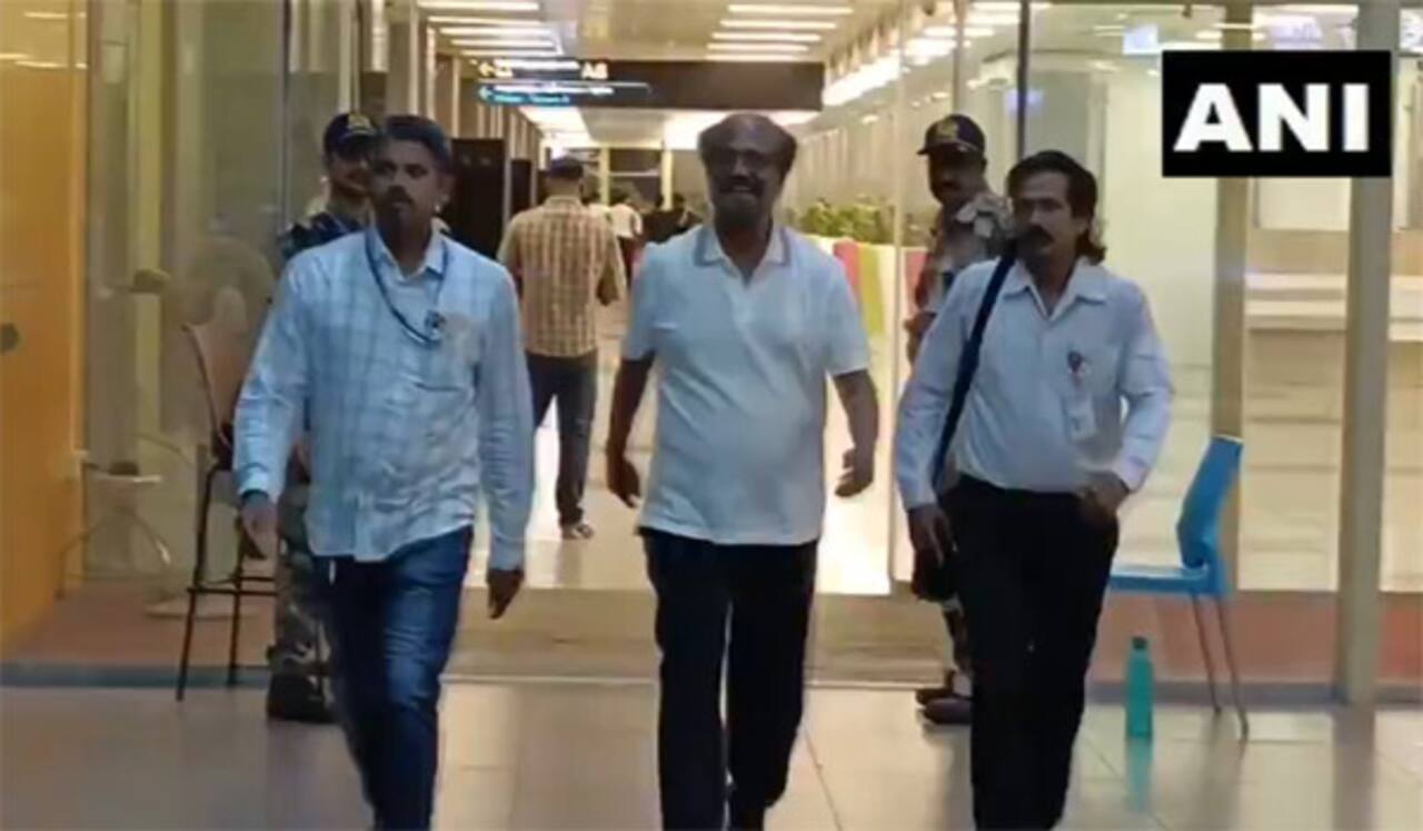ஓய்வை முடித்து சென்னை திரும்பிய ரஜினிகாந்த்