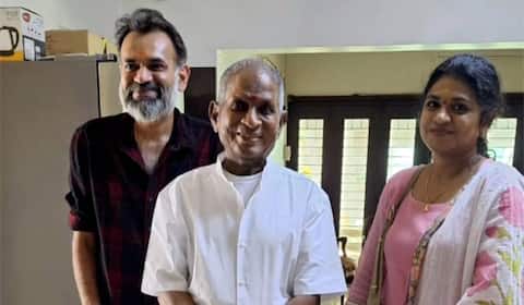 இளையராஜாவிடம் ஆசி பெற்ற பிரேம்ஜி