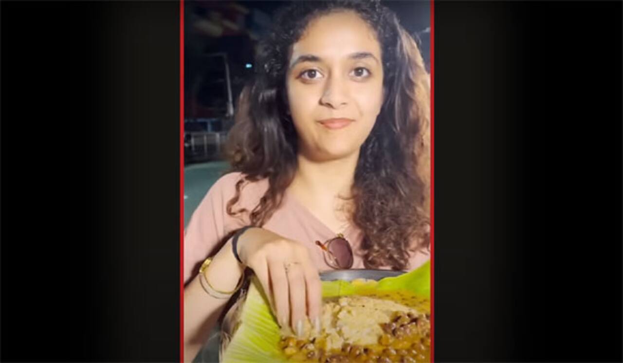 சாலையோர கையேந்தி பவனில் சாப்பிட்ட கீர்த்தி சுரேஷ்