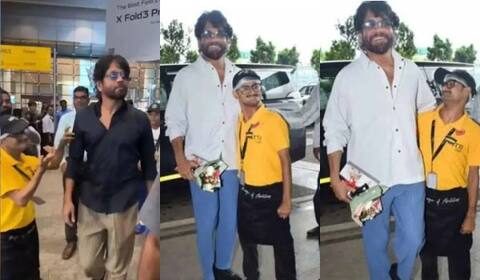 பவுன்சரால் தள்ளிவிடப்பட்ட ரசிகரை வரவழைத்து சமாதானப்படுத்திய நாகார்ஜூனா