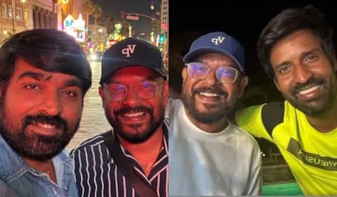 அமெரிக்காவில் கருட மகாராஜாவை சந்தித்த வெங்கட்பிரபு