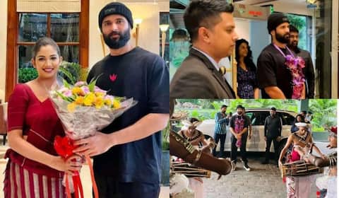 இலங்கை சென்ற விஜய் தேவரகொண்டாவிற்கு பாரம்பரிய நடனத்துடன் வரவேற்பு