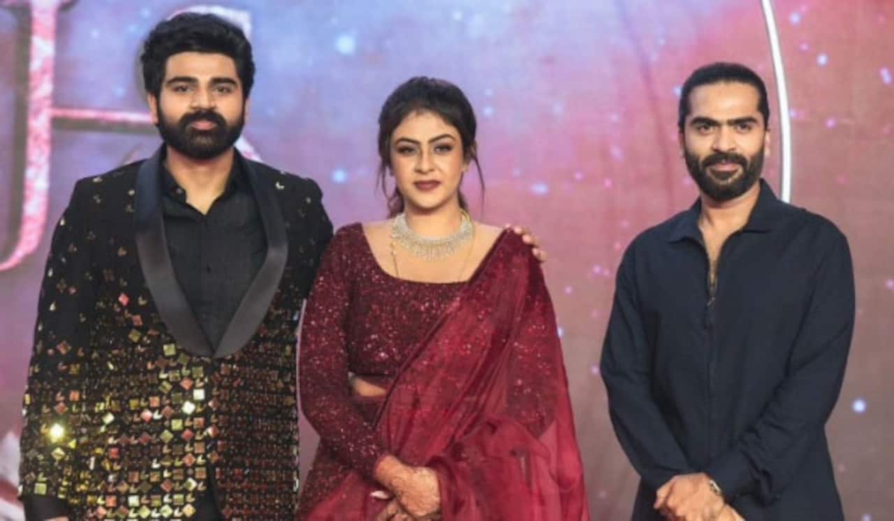 மெட்ரோ சிரிஷ் திருமண வரவேற்பில் மணமக்களுக்கு சிம்பு கூறிய அறிவுரை