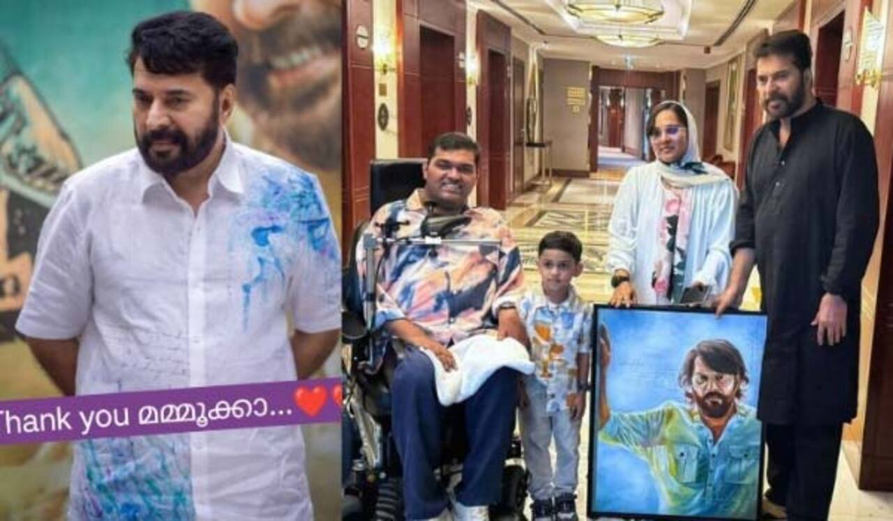 மாற்றுத்திறனாளி ரசிகர் கொடுத்த சட்டை ; மறக்காமல் மம்முட்டி செய்த காரியம்