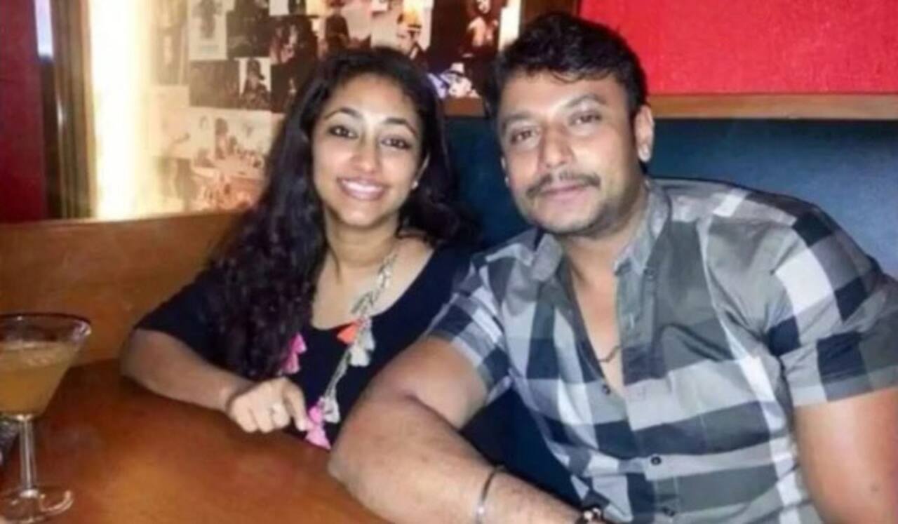 மூகாம்பிகா கோவில் பிரசாதத்துடன் சிறையில் நடிகர் தர்ஷனை சந்தித்த மனைவி