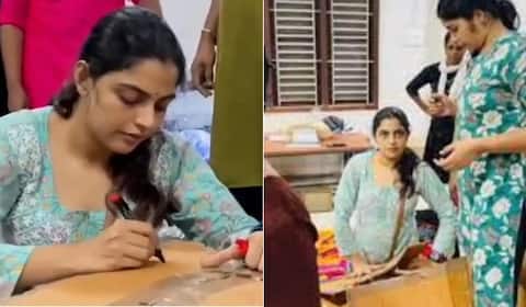 வயநாடு நிவாரண பணியில் நிகிலா விமல்