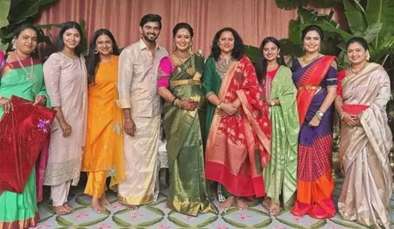 நேஹா கவுடாவுக்கு நடந்த பிரம்மாண்ட வளைகாப்பு