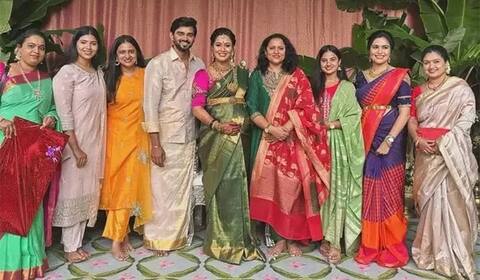நேஹா கவுடாவுக்கு நடந்த பிரம்மாண்ட வளைகாப்பு