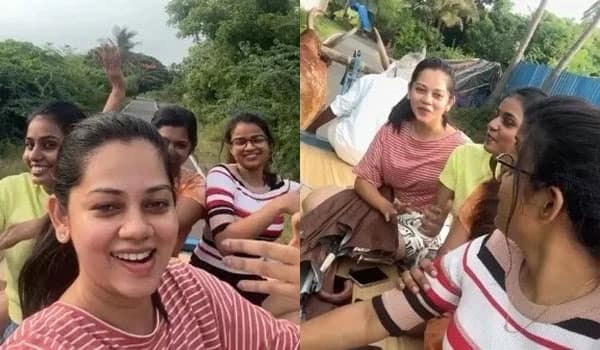 தோழிகளுடன் ரீயூனியன் : சந்தோஷத்தை மீட்டெடுத்த அனிதா சம்பத்