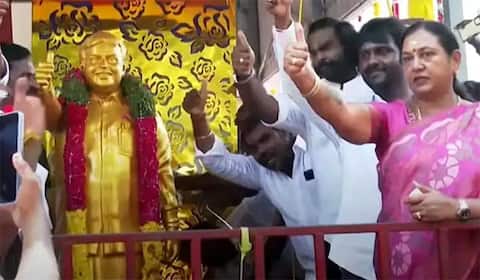 தேமுதிக அலுவலகத்தில் விஜயகாந்த் சிலை: பிரேமலதா திறந்து வைத்தார்
