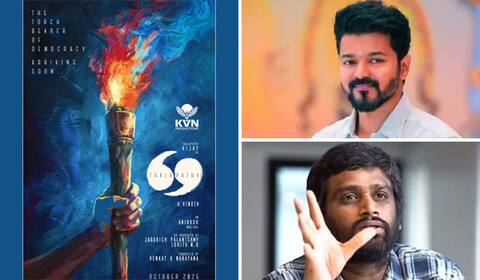 வெற்றி தீபம்... ஜனநாயகத்தின் ஒளி... : அரசியல் படமா... ‛விஜய் 69