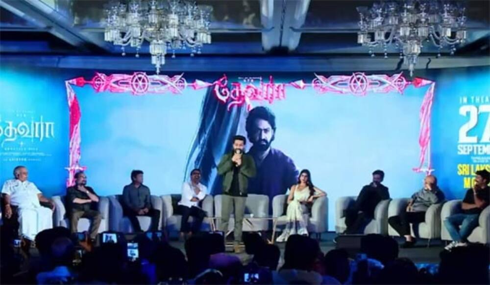 சென்னையில் அவசர அவசரமாக நடந்த தேவரா நிகழ்ச்சி