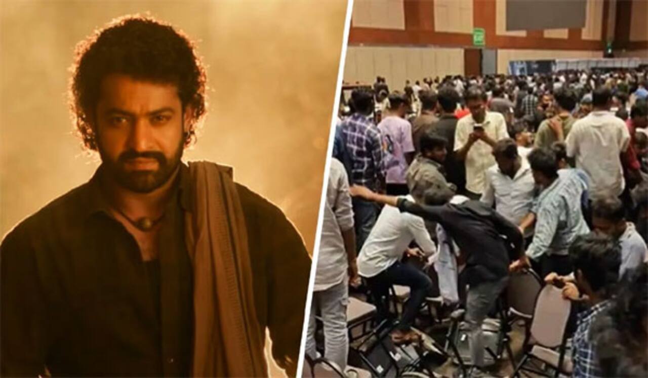 ஜூனியர் என்டிஆர் ரசிகர்கள் செய்த ரகளை! தேவரா படவிழா ரத்து!!