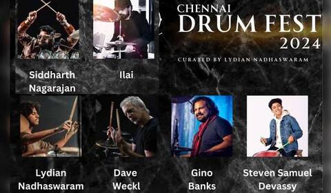 சென்னையில் முதன் முறையாக டிரம்ஸ் இசை விழா