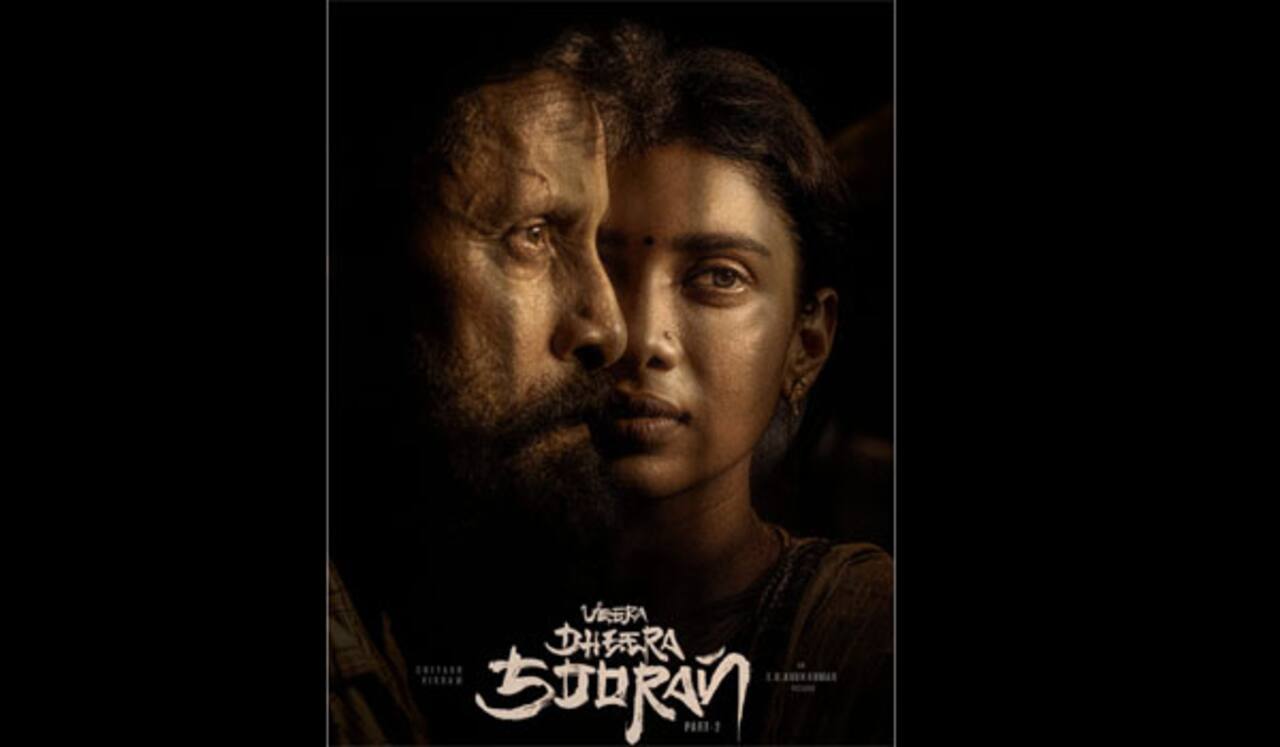 வீர தீர சூரன் படத்திலிருந்து வெளிவந்த துஷாரா விஜயன் பர்ஸ்ட் லுக்