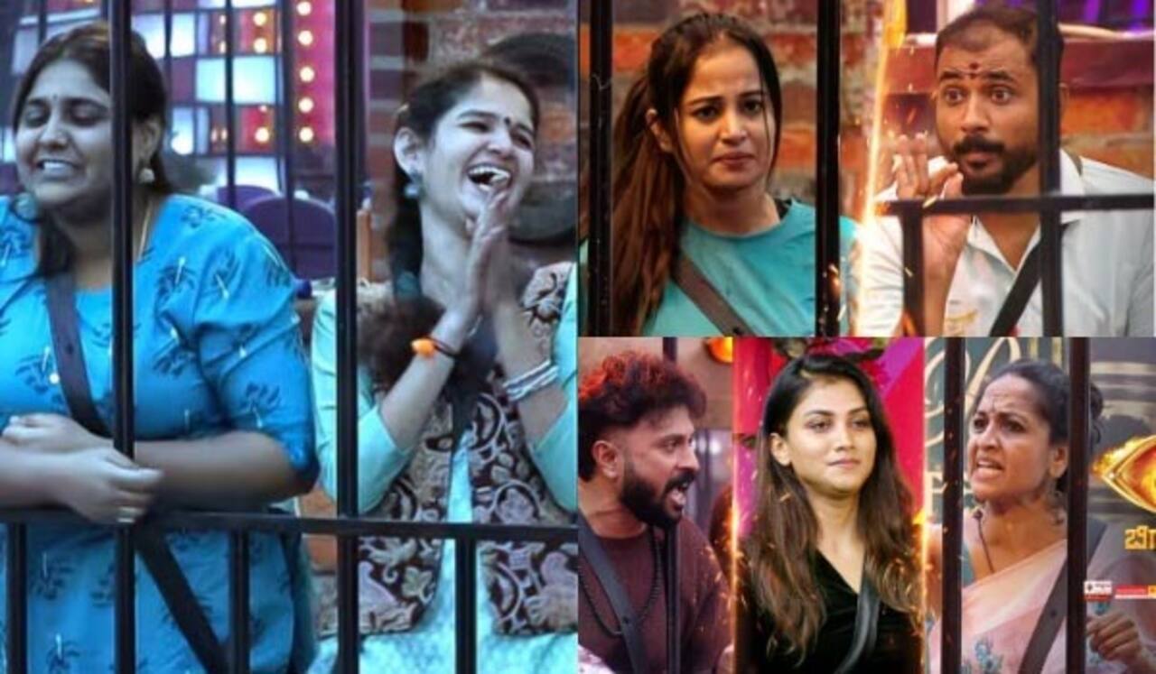 கன்னட பிக்பாஸ் நிகழ்ச்சியின் ஜெயில் டாஸ்க் ; பெண்கள் ஆணையம் புகாரின் பேரில் வீட்டிற்குள்ளே நுழைந்த நிஜ போலீஸ்