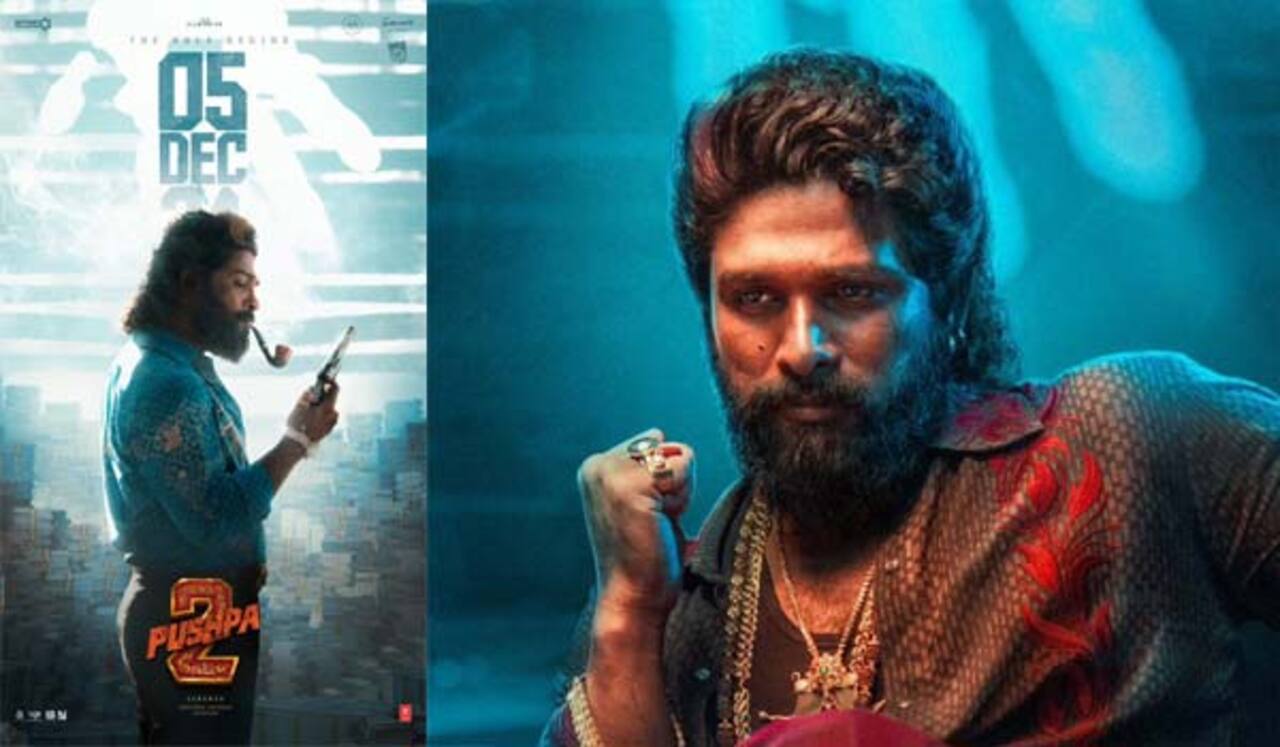 புஷ்பா 2 புது போஸ்டரில் புகையிலை பைப் பிடிக்கும் அல்லு அர்ஜுன்