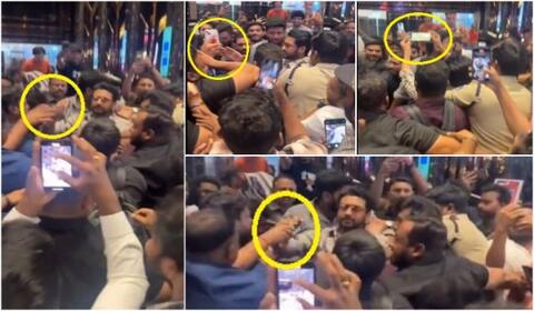 பவுன்சர்களால் தள்ளிவிடப்பட்ட ரசிகரை இழுத்து தானாகவே செல்பி எடுத்த சூர்யா
