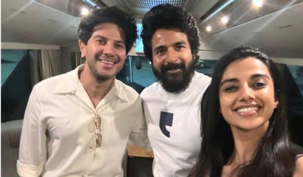 ஒரே இடத்தில் சந்தித்துக்கொண்ட அமரனும் லக்கி பாஸ்கரும்