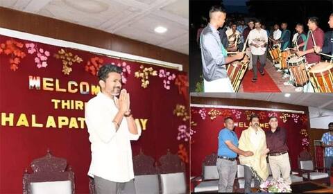 ராணுவ வீரர்களை சந்தித்து உரையாடிய விஜய்