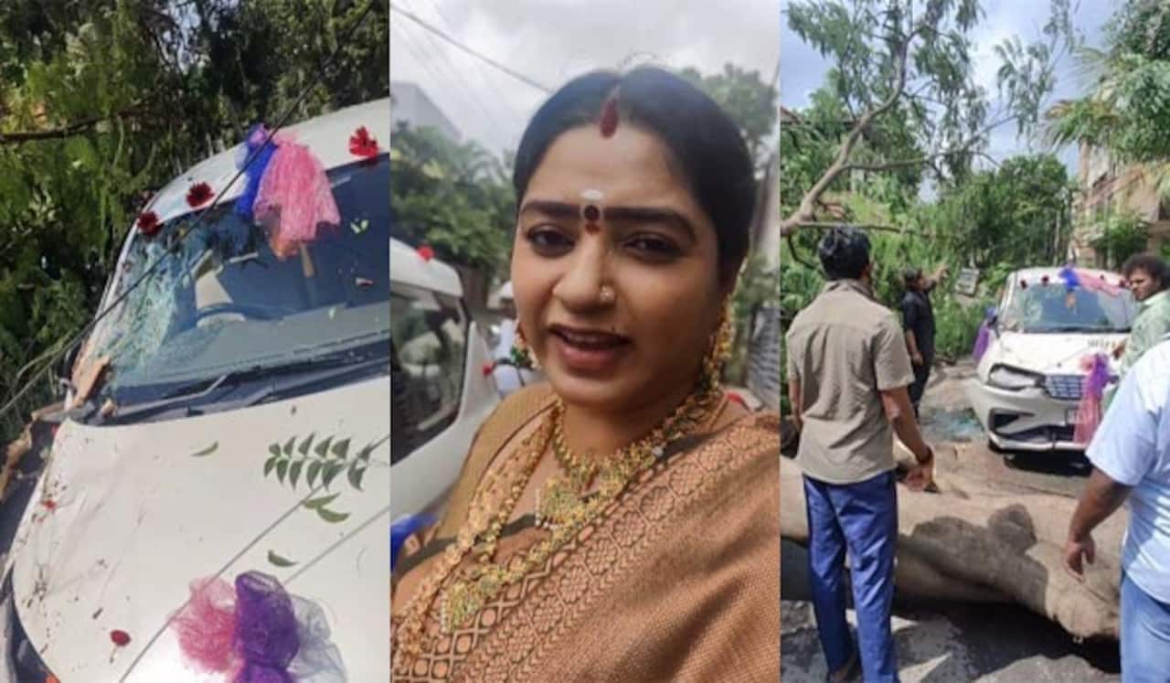 கார் விபத்திலிருந்து உயிர் தப்பிய ஜீவிதா