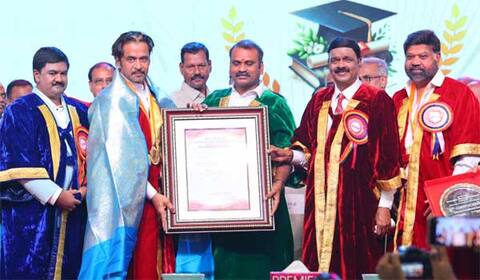 அர்ஜூன், பி.வாசுவுக்கு டாக்டர் பட்டம்: எம்.ஜி.ஆர் பல்கலைகழகம் வழங்கியது