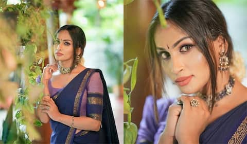 தாவணியில் ஜொலிக்கும் பிக்பாஸ் சிவின்!