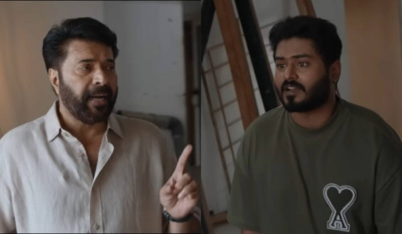 சுரேஷ் கோபி மகனுக்கு சண்டை சொல்லித்தரும் மம்முட்டி